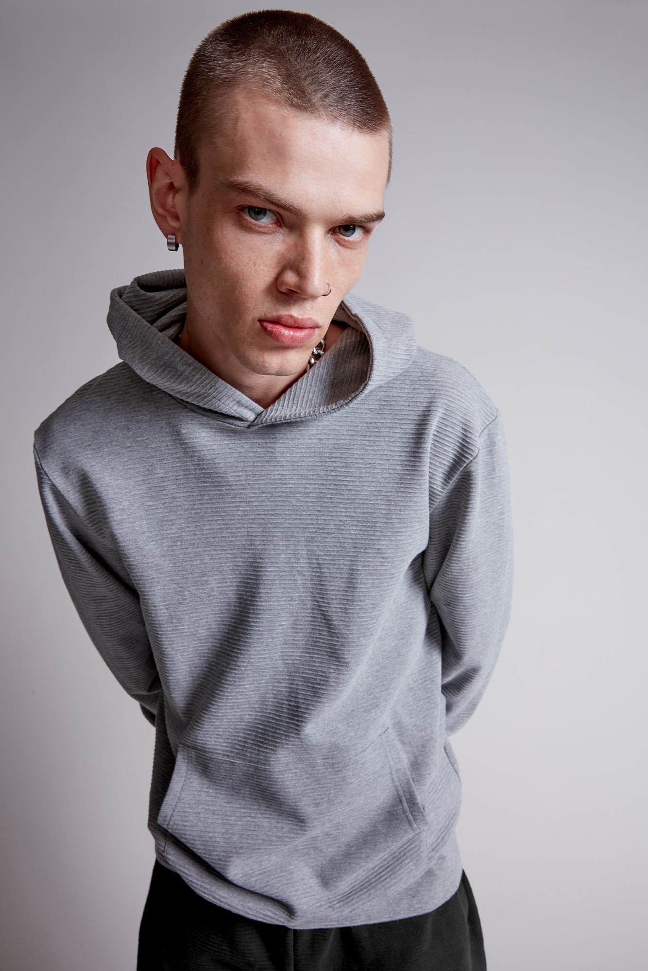 Ottoman Hoodie – Grey Melange